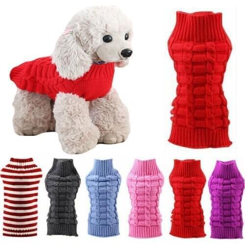 Winter Dog Sweater Ordinary Dachshund Clothes for Small Dogs Warm Pullover Puppy Jumper Knitted Clothing Pet Dog Costume