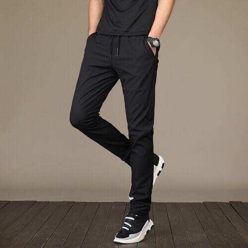 MRMT 2021 Brand Summer Mens Trousers Pants Thin Casual Pants for Male Small Feet Pants Trousers