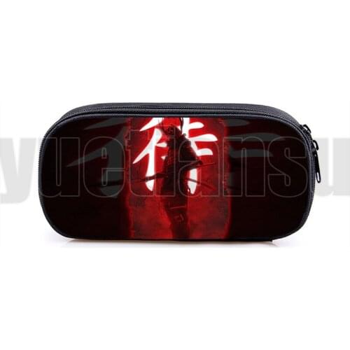 3D Japanese Samurai Pencil Case Kids Anime Bushido Samurai Pen Bag Boy Girls Teens Cartoon Heros Pen Case Stationery Storage Box