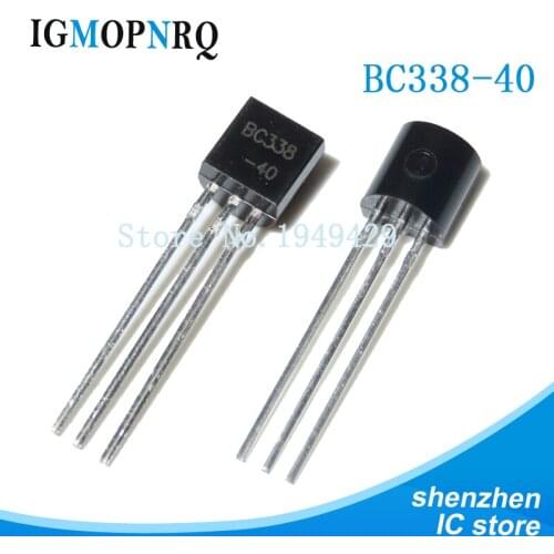 50PCS BC338-40 TO92 BC338 NPN Transistor TO-92 25V