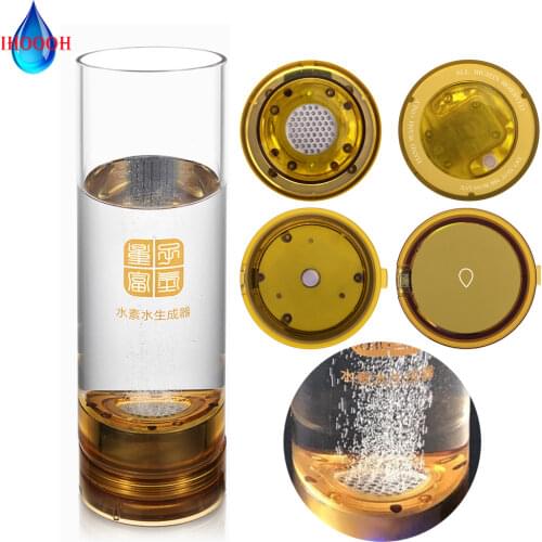 Wireless transmission Hydrogen rich water Generator 600ml USB charging Reduce aging high borosilicate glass H2 water cup