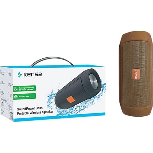 KM-291 Bluetooth Speaker Wireless Bass Column Outdoor USB Speakers Loudspeaker