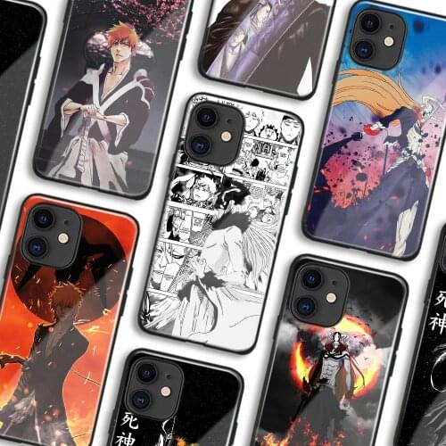 Zangetsu Kurosaki Ichigo Bleach Anime Phone Case For IPhone 11 12 Mini Pro XS Max 6s X XR 6 7 8 Plus SE Soft TPU Glass Cover
