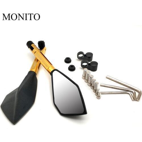 For SUZUKI RMZ250 RMZ450 DRZ400SM RMZ 250 450 DRZ 400 SM CNC Accessories Motorcycle Rearview Mirrors Moto Blind Spot Side Mirror