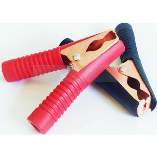 Hot Car Alligator Clips Battery Clamps Crocodile Clip 100A Red Black Electrical connection battery terminals electric power test