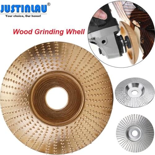 JUSTINLAU 16mm 5/8" Bore Extreme Shaping Disc Tungsten Carbide Wood Sanding Carving Tool Abrasive Disc Tools for Angle Grinder