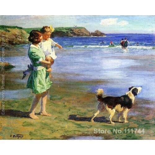 Copy paintings of famous artist Summer Pleasures Edward Henry Potthast artwork High Quality Handmade