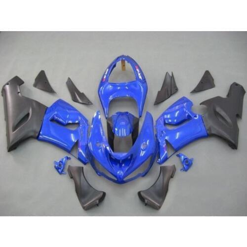 Motorcycle Fairing kit for KAWASAKI Ninja ZX6R 05 06 ZX6R 636 2005 2006 Popular blue black ABS Fairings set +7 gifts SX33