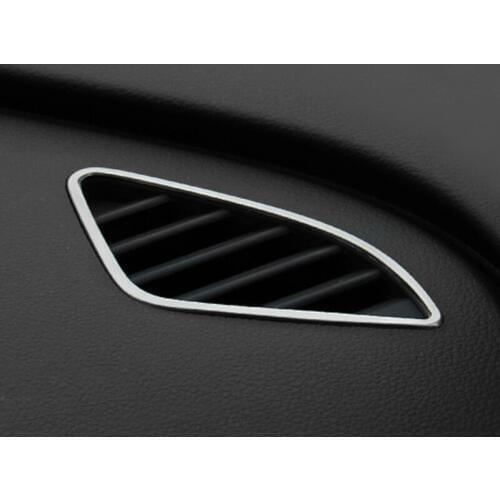 2PC FOR audi Q3 2013-2017 Air outlet air conditioner frame sticker