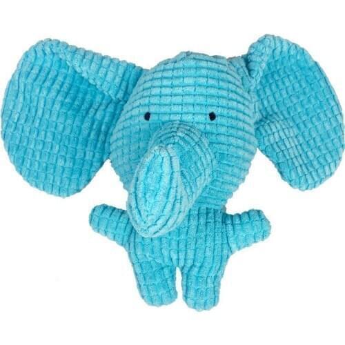 New Pet Deep Forest Animal Sounding Plush Toy Dog Molar Bite-resistant Thick Corduroy Toy