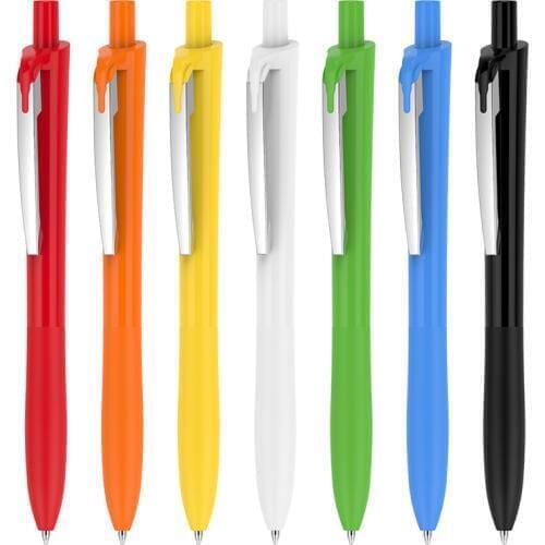 200 pcs/lot Plastic Promotional Pen 1.0 mm Black refill Ballpoint pen
