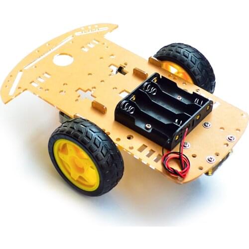 Diy kit 2WD Robot Smart Car Chassis Kits with Speed Encoder for Arduino 51 M26 DIY Education Robot Smart Car Kit For Arduino