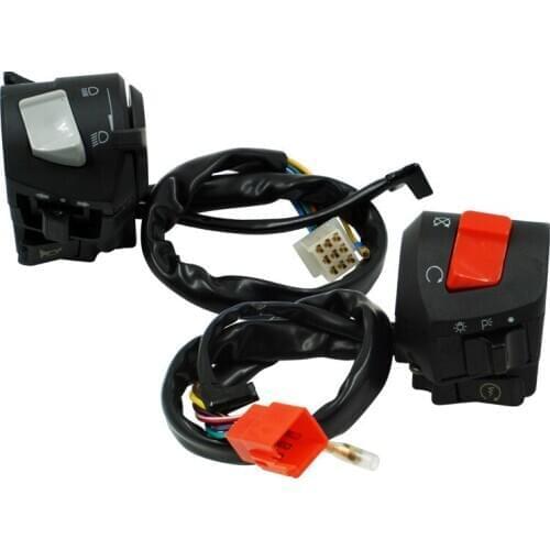 22mm Universally Motorcycle Switches Motorbike Horn Button Turn Signal Electric Fog Lamp Light Start Handlebar Controller Switch