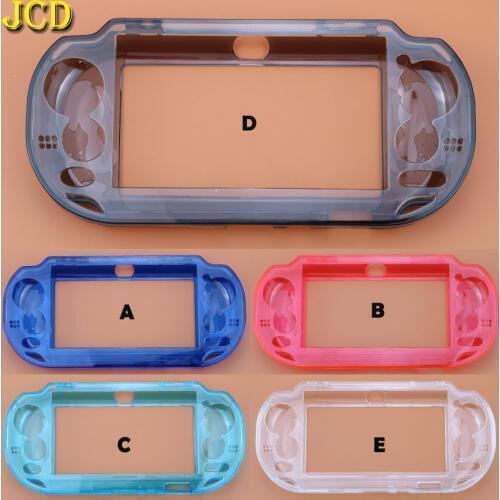 JCD 1pcs Crystal Hard Case Cover For Sony PSV 1000 Protective Skin For PS Vita PSVita 1000 Gamepad