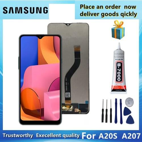 Original for SAMSUNG Galaxy A20s A207 A207F A2070 LCD Display Touch Screen Digitizer Assembly For Samsung A20S