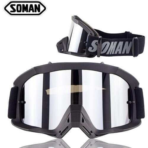SOMAN MX ATV Goggles Classes Motocross Off-Road Goggle Dirk-Bike Racing Eyewear Cycling Gafas