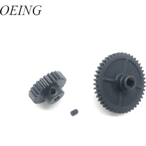 1Set Metal gear and Pinion Kit for 1/14 Wltoys 144001 1/12 Wltoys 124018 124019 RC Car Upgrade Parts
