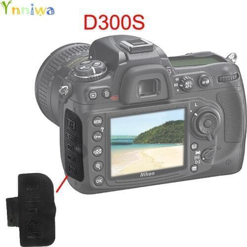 10pcs/lot For Nikon D300S Export data cover Back cover Rubber DSLR Camera Replacement Unit Repair Part