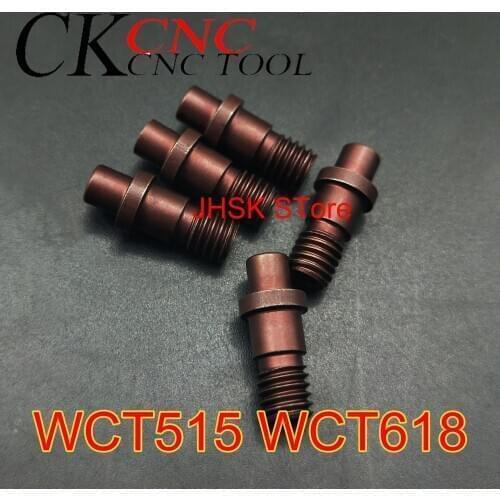 10pcs WCT515 WCT618 CNC lathe tool shank accessories double-head screw pin for WT turning tools holder