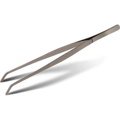 125mm Stainless Steel Tip Curved Pointed 12.5cm Tweezers