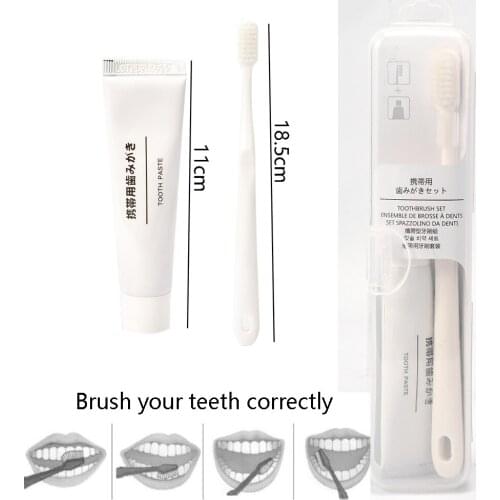 3 pcs/lot Portable ToothBrush Travel Toothbrush Toothpaste Storage Box Safety Health Bathroom Oral Care Tools with Organizer Box