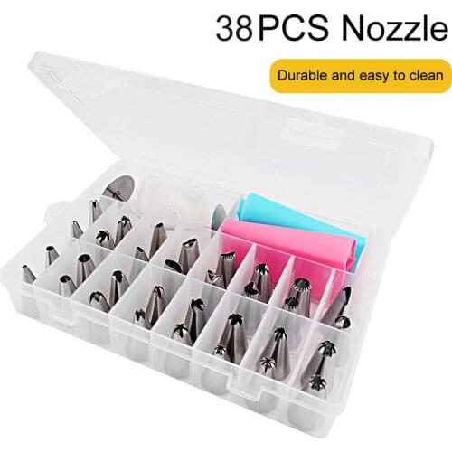 Cream 38 Pcs Baking Pastry Tool Pastry Tools Bakeware Confectionery Bags Nozzles Confectionery Cake Shop Home Kitchen Dining