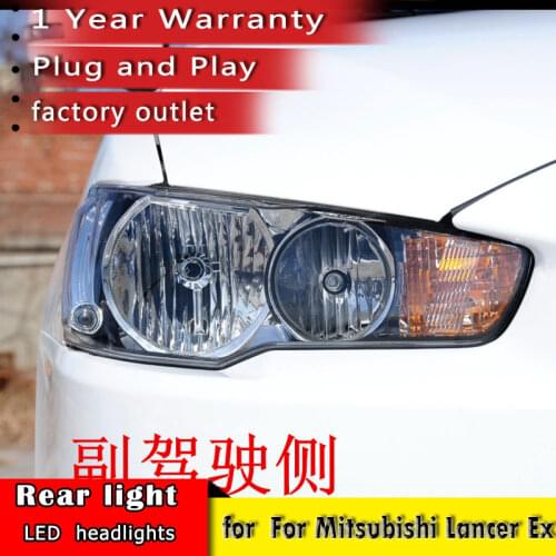 Car Front Headlight Cover 2010-2016 For Mitsubishi Lancer Ex Auto light glass Lens Shell Headlamp Lampshade Lampcover Head Lamp