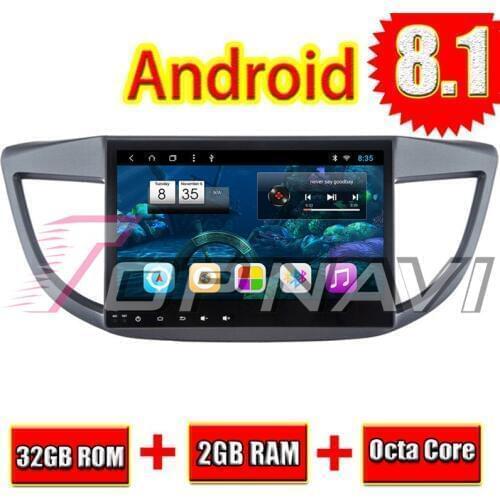 Car Media Player for Honda CRV 2012 2013 2014 2015 10.1'' Topnavi Android 8.1 Vehicle PC GPS Navigation NO DVD Radio Video Auto