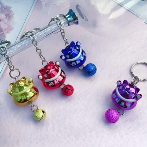 Smile Cat Crystal Rhinestone Keyrings Key Chains Holder metal Purse Bag For Car christmas Gift Keychains Jewelry