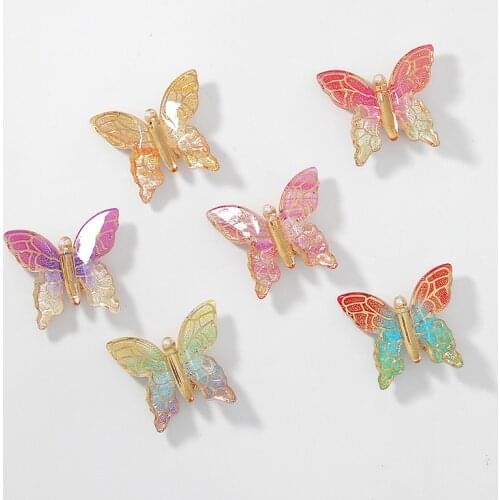 Candygirl New Korean Fairy Hair Clip For Girls With Diamond Butterfly Hairpins Fashion Barrettes Pearl Ornament Hair Accessories