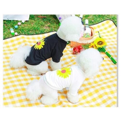 T-shirt Soft Dogs Clothes Cute Pet Dog Clothes Clothing Summer Shirt Casual Vests forPet Supplies