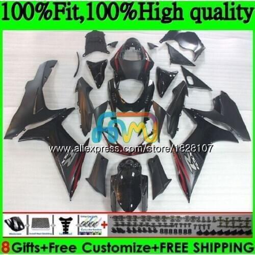Injection For SUZUKI GSXR 600 750 GSXR750 11 12 13 Stock black 14 15 39BS.9 K11 GSXR600 2011 2012 2013 2014 2015 2016 Fairing