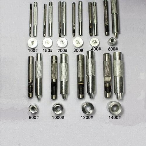 3ps Handmade Metal Eyelets Tool 3-20mm eyelets press tool Grommet Eyelet Setting,leather belt hollow Punch set T2