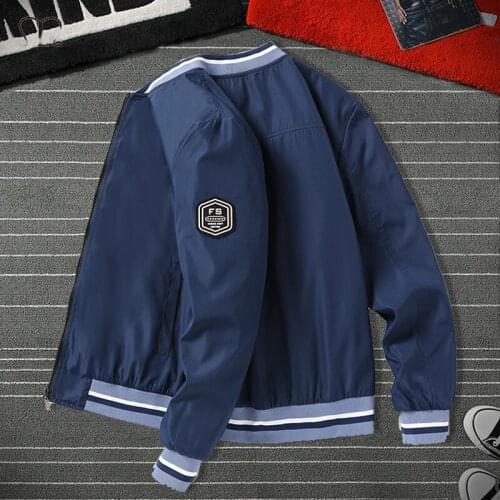 Mens Windbreaker Bomber Jackets Pilot Military Casual Baseball Coat Male Clothing Nice Autumn Slim Fit Jacket Men Outwear 4XL