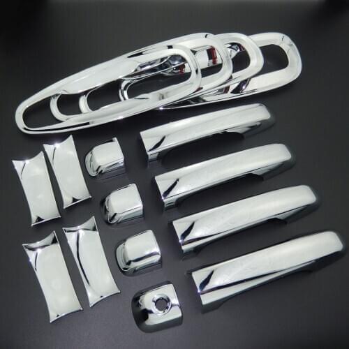 For Lexus GX 460 2010-2018 Car Styling Chrome Side Door Handle Cover Trim & Door Bowl Cover 2011 2012 2013 2014 2015