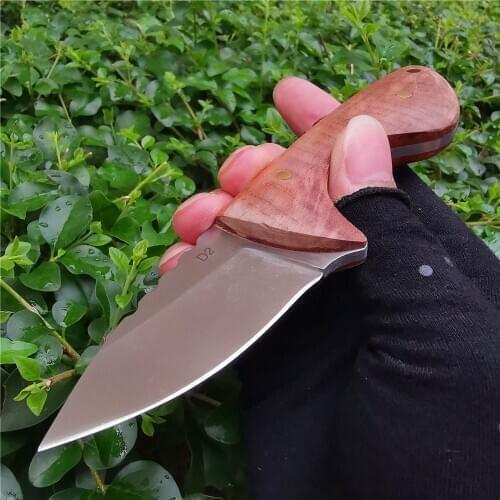 5.78 Inch Knife, D2 Stainless Steel Knife, Sharp and Durable, Outdoor Pocket Knife, Camping, Barbecue, Garden Tool