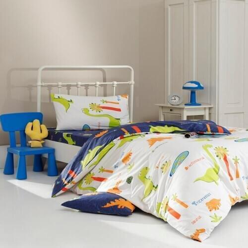 100% Natural Cotton Solid Color Duvet Cover Set Single FreshColor 3-Piece Simple And Stylish Design European American Style Easy