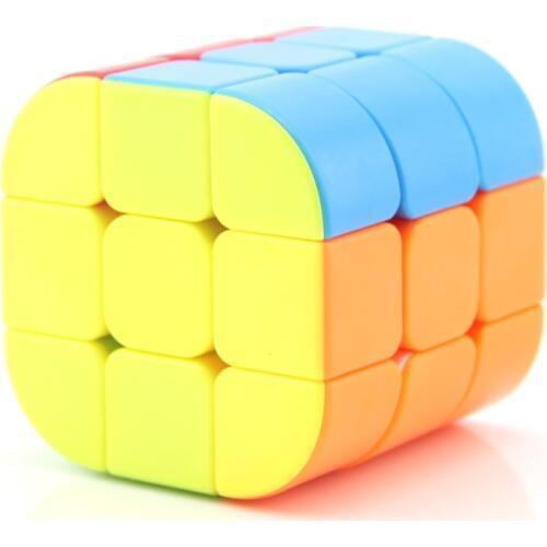 Original High Quality FanXin 3x3x3 Cylinder Magic Cube Column Wisdom Speed Puzzle Christmas Gift Ideas Kids Toys For Children