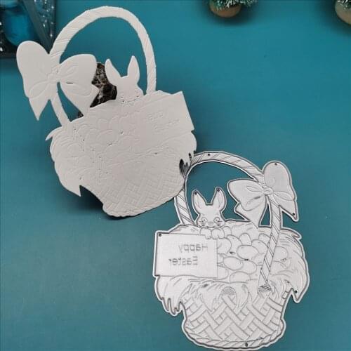 Easter bunny metal cutting die scrapbook Embossing manual cutting die album card cover material DIY manual production