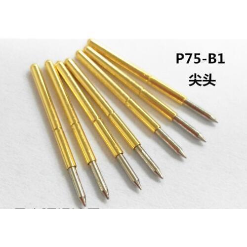 PCB Fixture Circuit Board Test Needle Probe P75-B (0.74MM Small Tip) Spring Thimble Circuit Needle