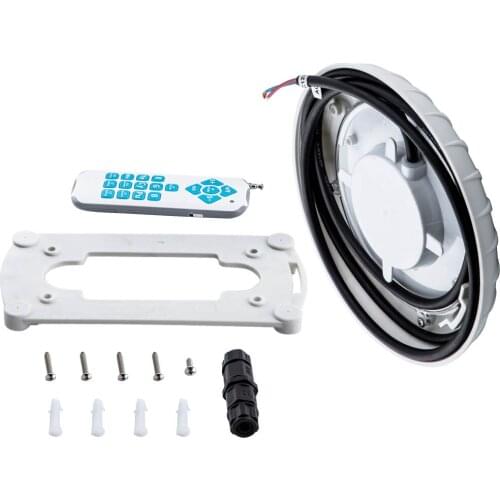 35w Submersible Swimming Pool Led Light Resin Filled Underwater Light w/ Remote