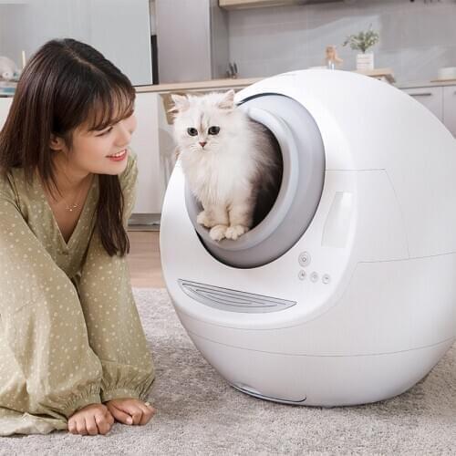 Fully automatic cat litter box fully closed intelligent cat dung wash basin electric cat toilet shovel shovel cat supplies