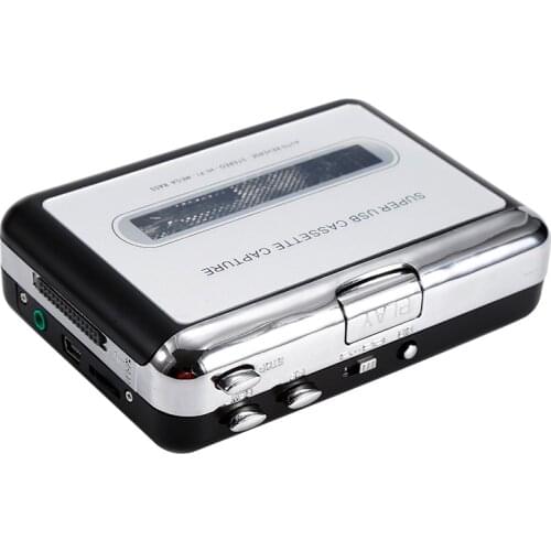Cassette Player Cassette to MP3 Converter Capture Audio Music Player Convert Tape Cassette on tape to PC Laptop Via USB