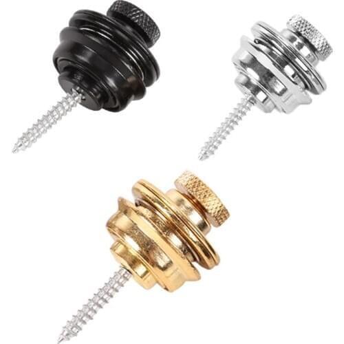 Guitar Strap Button Lock Buckle Skidproof Acoustic Electric Bass Strap