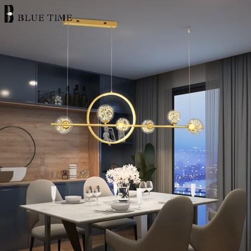 Nordic Modern Led Chandelier Luminaires 110V 220V Chandelier Hanging Lamp for Living room Dining room Kitchen Lighting Fixtures