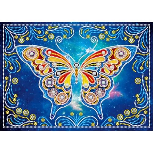Glow In Dark Butterfly 5D Luminous Diamond Painting Full Drill Rhinestone Resin Set for Embroidery Cross Art Crystal Craft Decor
