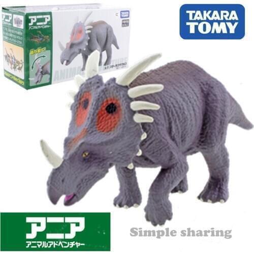 Takara Tomy ANIA Animal Advanture AL-17 Styracosaurus Resin Kids Educational Mini Action Figure Toy Bauble