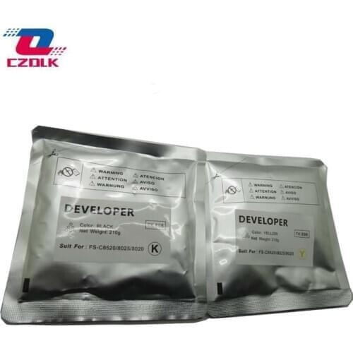 1pcs New compatible TK895 TK896 TK897 TK898 Developer for Kyocera FS-C8020 8025 8520 8525 210G/Bag 1set=4pc(KMCY)