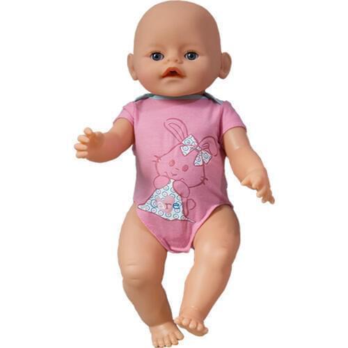 18 inch girl doll clothes Fit 43cm reborn Baby Doll clothes and pants children gifts