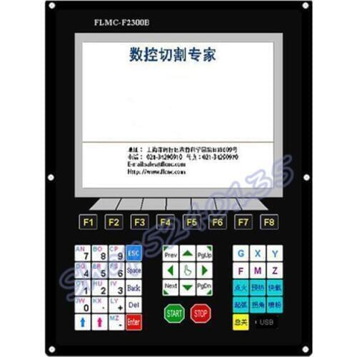 F2300B 2 Axis Linkage DC24V 10.4 inch LCD CNC Control System for CNC Flame and CNC Plasma Cutting Machine